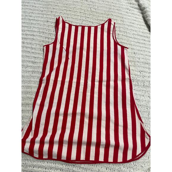 VTG Rare 70s Playboy Bunny Sleep Mini Dress Sz Small Striped Red White *Flaw - Picture 9 of 10